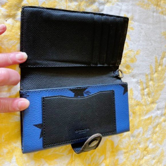 Coach Blue Star Canyon Wallet - Picture 4 of 6